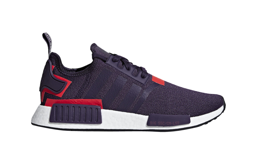 Adidas nmd grey and purple on sale