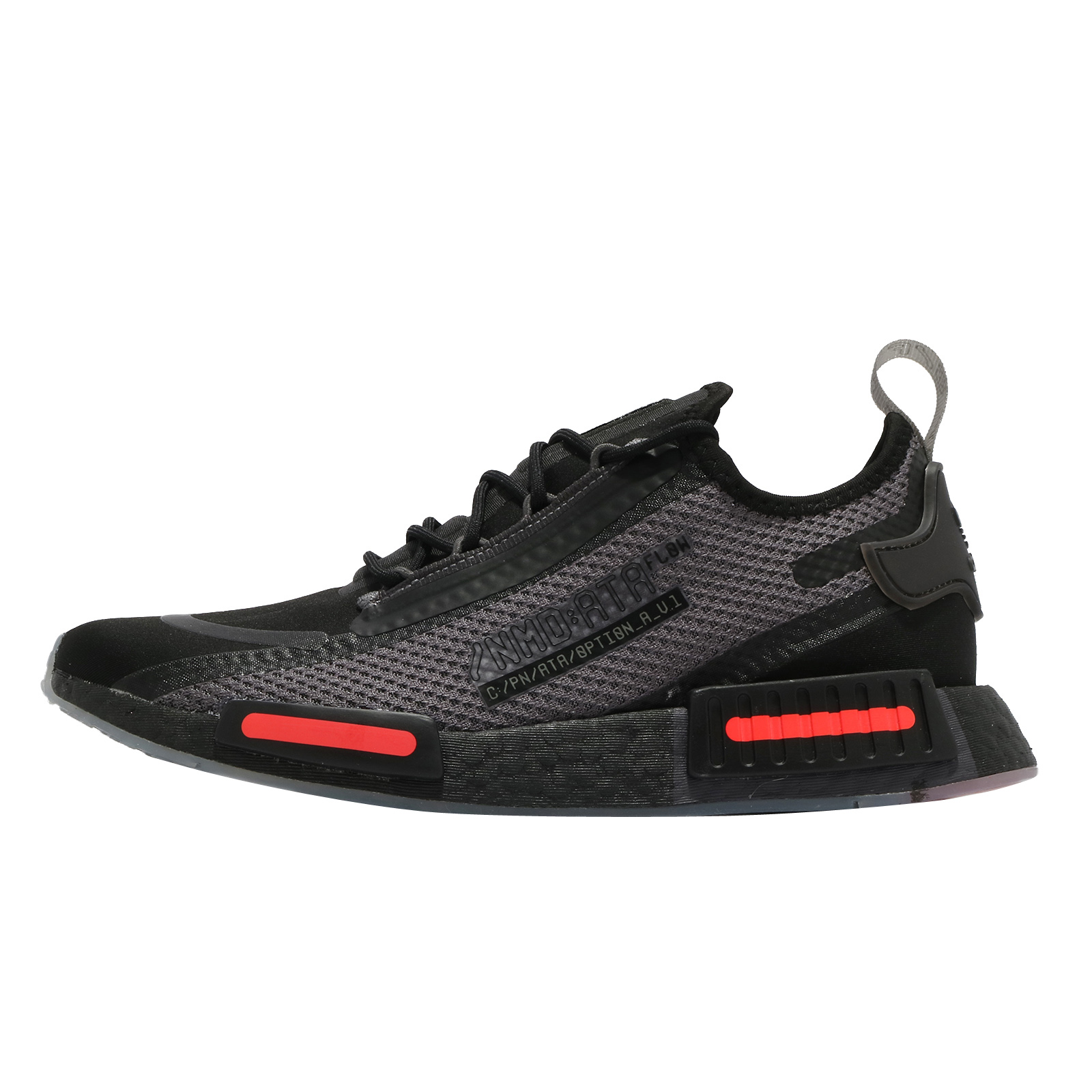 新品　adidas NMD R1SpectooNASA23.5 adidas NMD R1 Spectoo Core Black Grey Five Solar Red - Apr