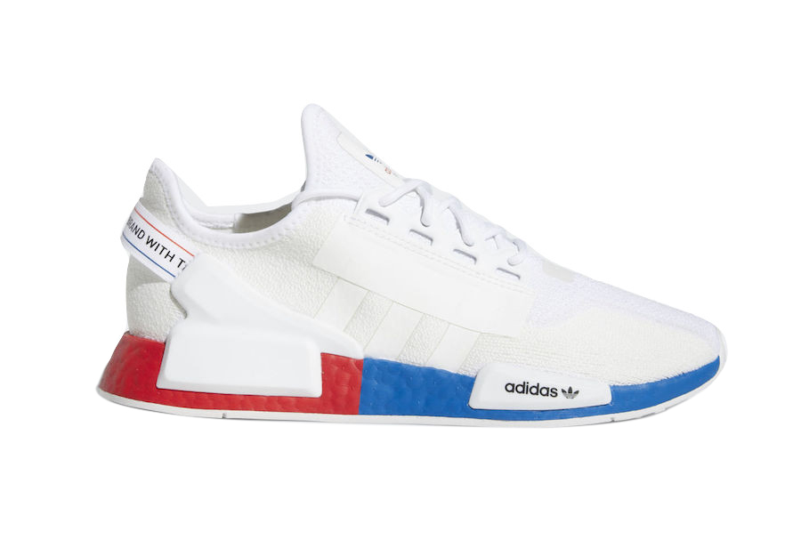 adidas NMD R1 V2 White Red Blue