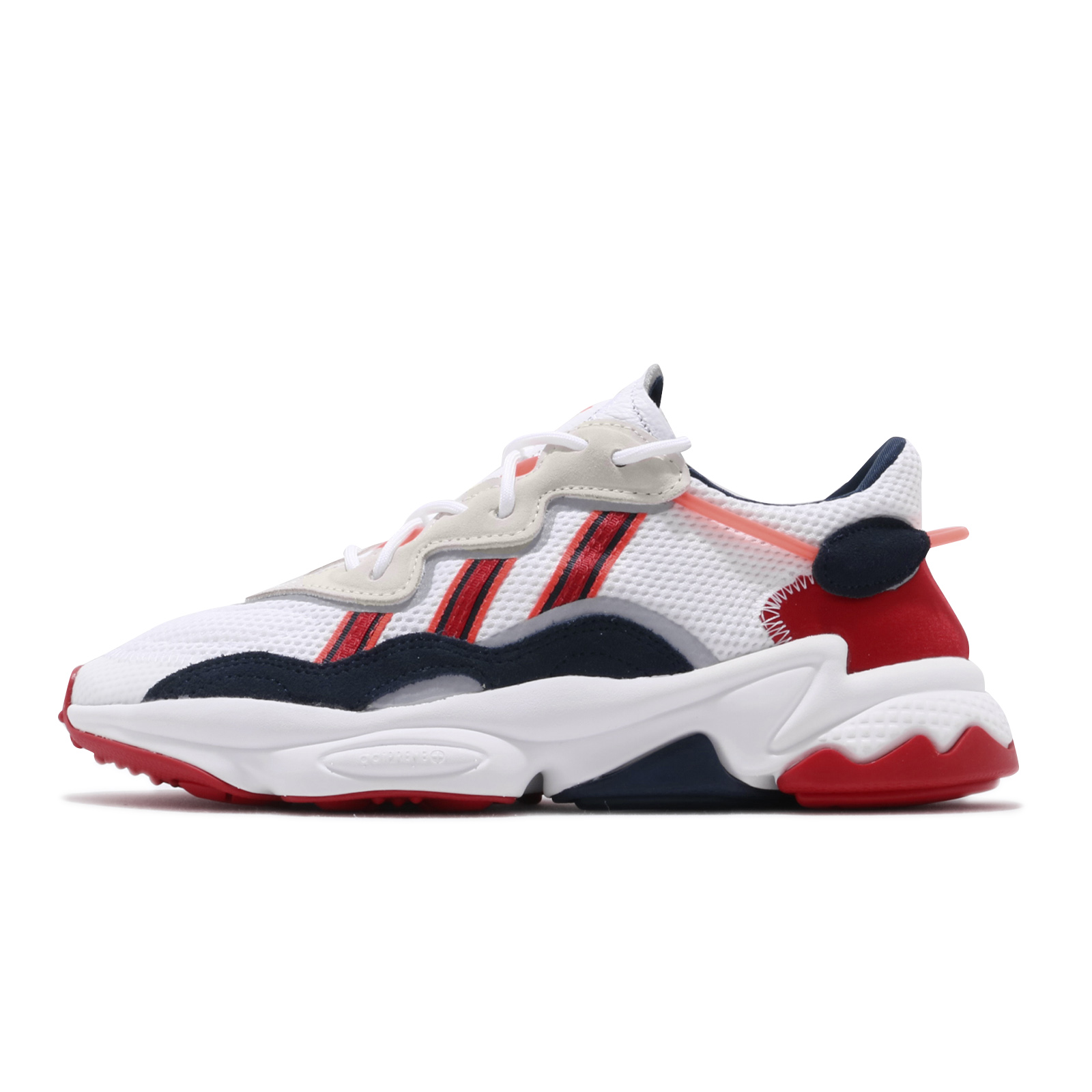 adidas Ozweego Cloud White Collegiate Navy Scarlet