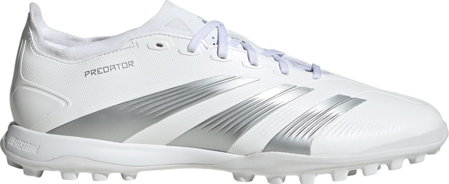 Adidas Predator 24 League Low Turf Cloud White / Silver Metallic