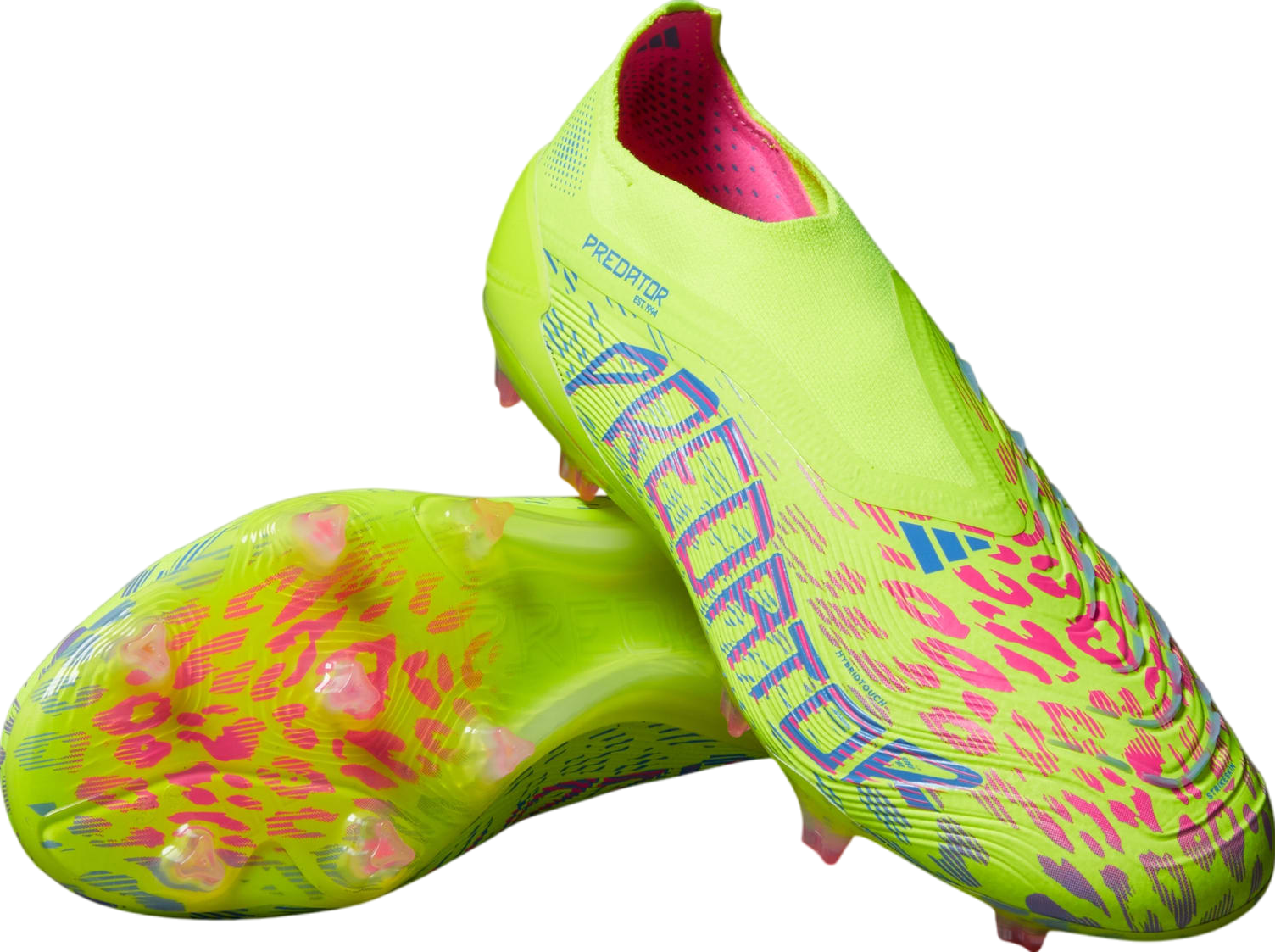 Adidas Predator Elite FG Lucid Lemon / Lucid Pink / Blue