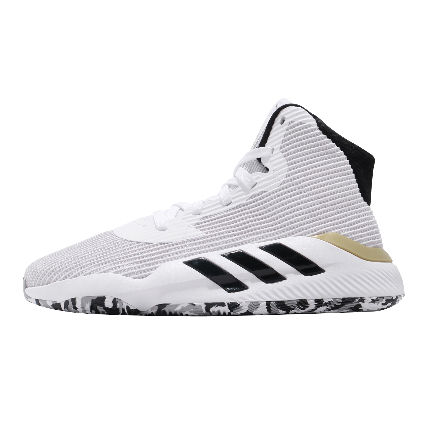 adidas Pro Bounce 2019 GCA Footwear White Core Black Gold Metallic