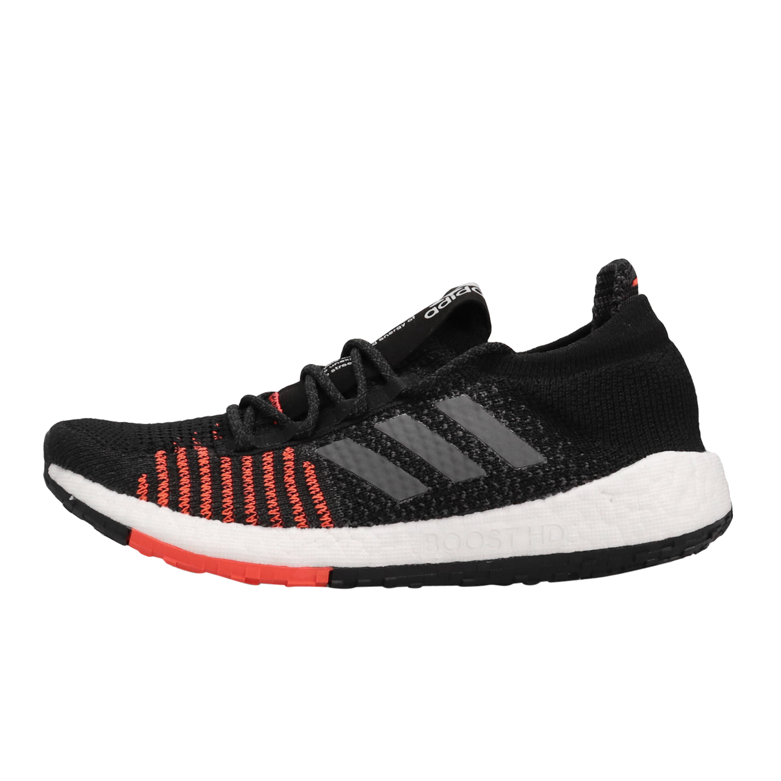 adidas PulseBoost HD GS Core Black Grey Solar Red