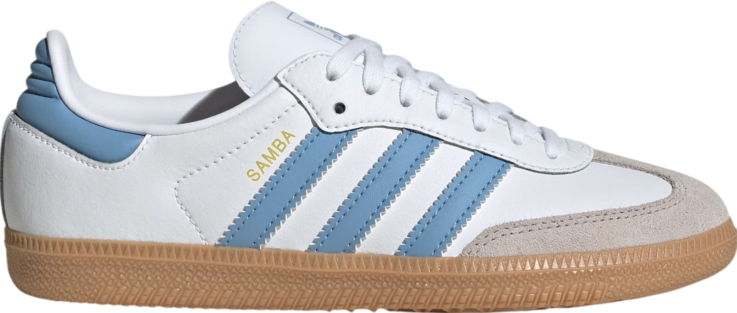 Adidas Samba OG GS Cloud White / Ash Blue - Jun 2025