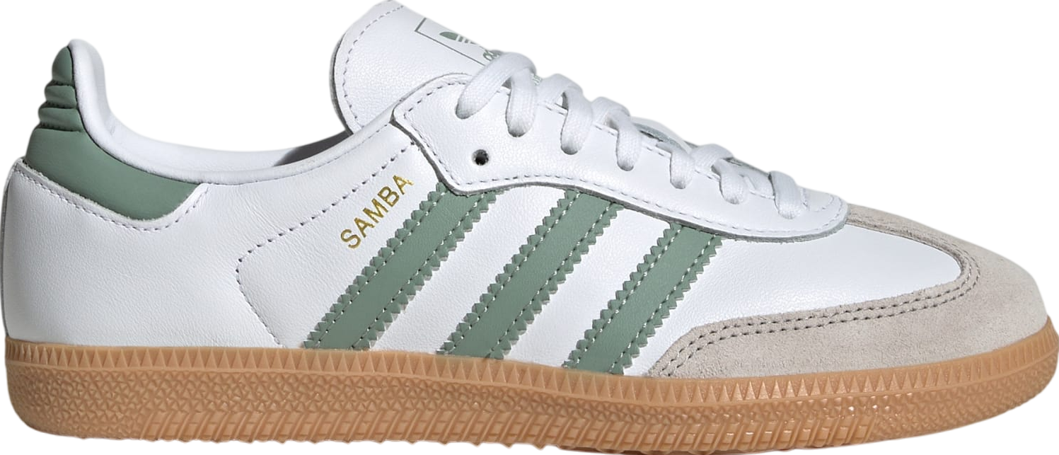 関税込★adidas★SAMBA OG★22-30cm★Cloud White Silver Green Amazon.com | Adidas Samba OG Hazy Green Cloud White Women's