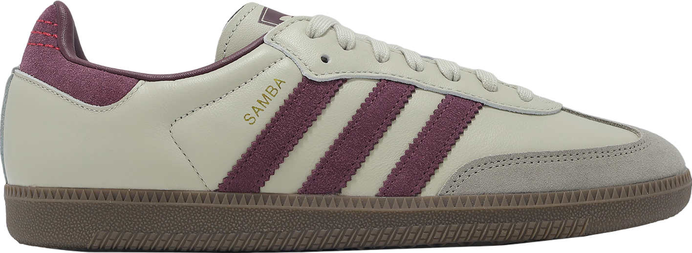 Adidas Samba OG Putty Grey / Maroon - Nov 2024 - ID1482