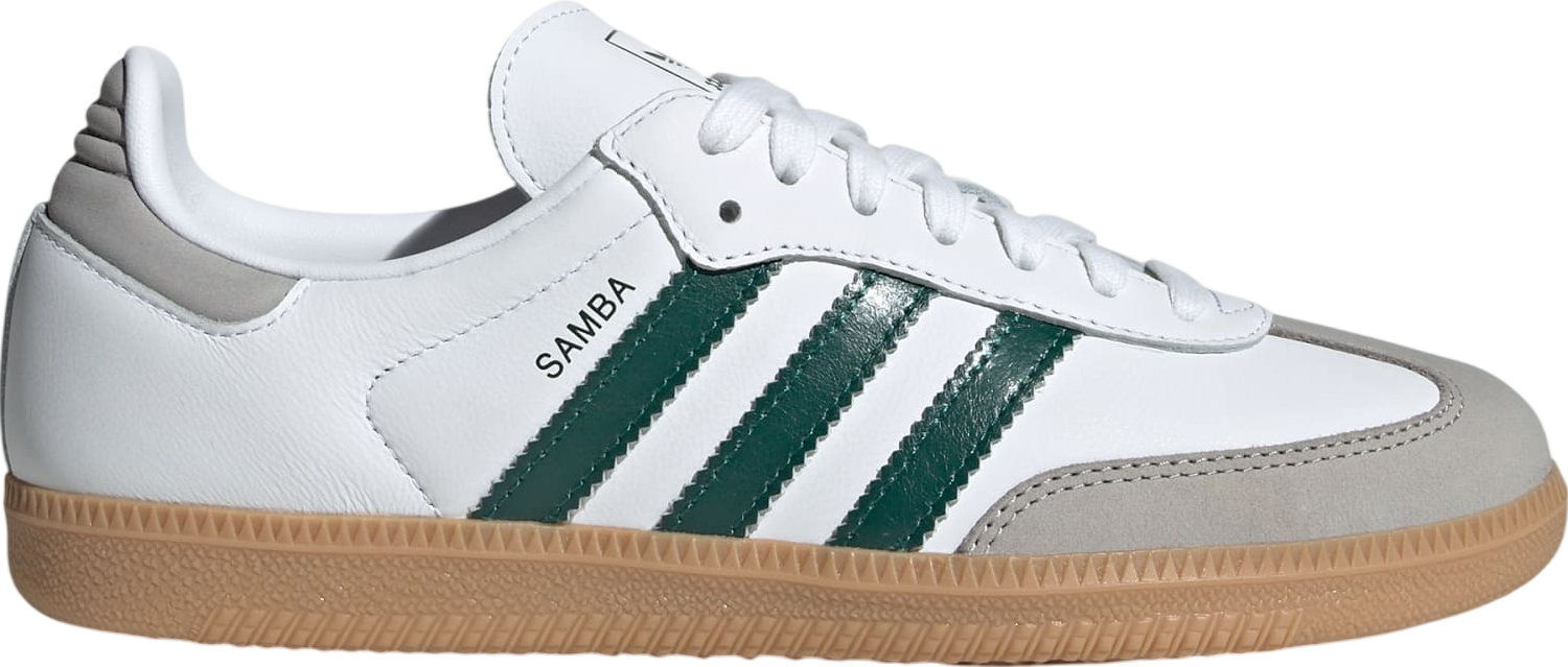 Adidas Samba OG WMNS Cloud White Collegiate Green Nov 2024 JI2724 KicksOnFire