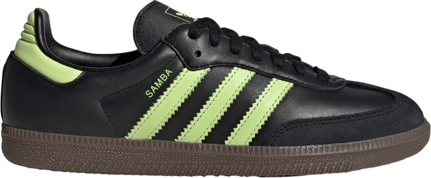 Adidas Samba OG WMNS Core Black / Pulse Lime - Jun 2025
