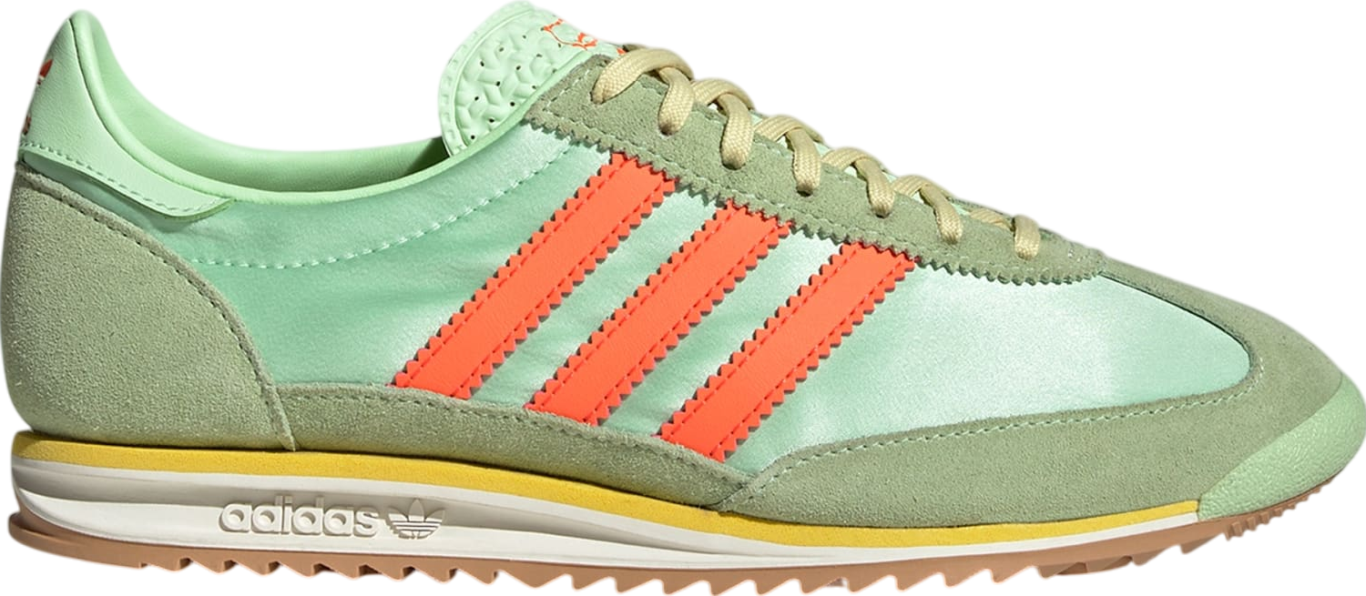 国内配送 adidas SL 72 OG W SKY RUSH/SOLAR YELLOW/LUCID PINK Womens adidas SL 72 OG Athletic Shoe - Sky Rush / Solar