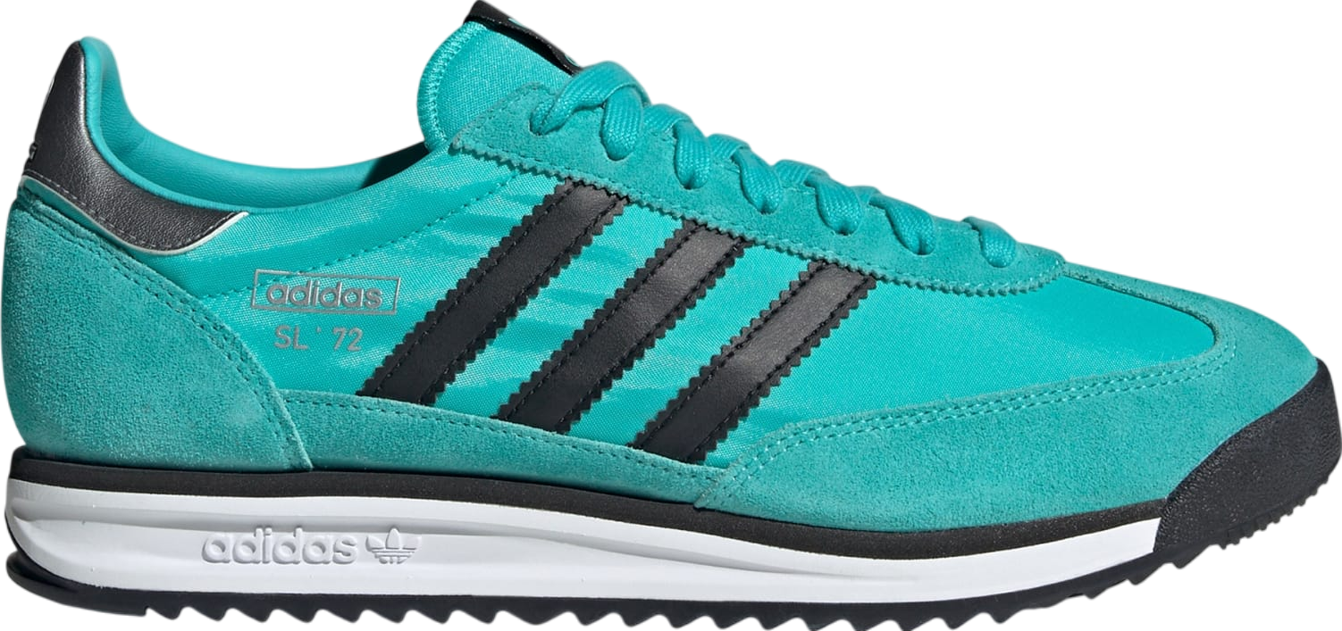 国内配送 adidas SL 72 RS MER S.MINT RUSH/C.BLACK/SILVER MET Adidas SL 72 RS Mercedes Core Black / Silver Metallic - Mar