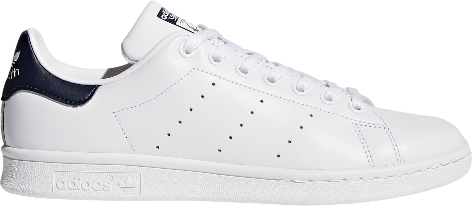 Adidas stan smith core white new navy best sale