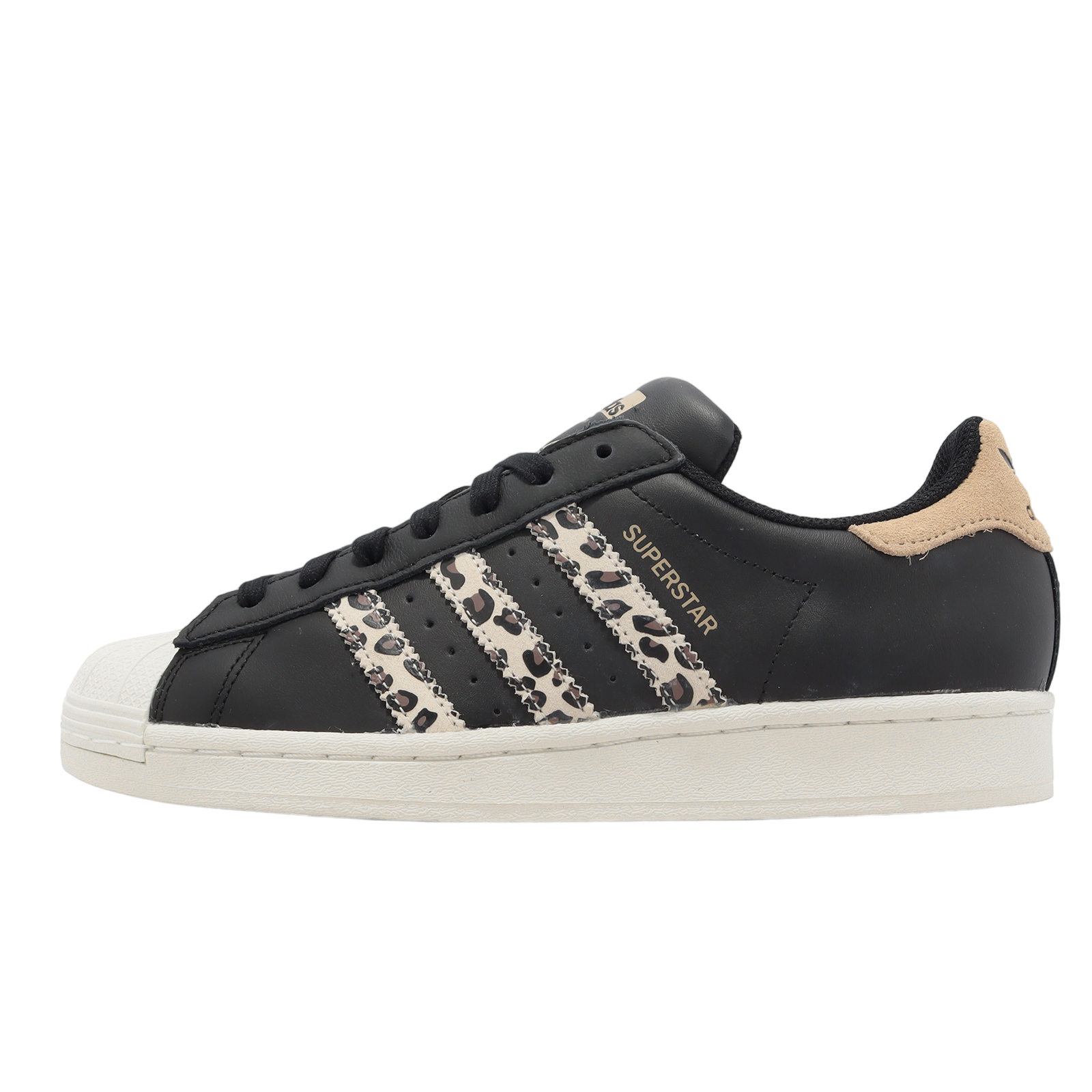 Adidas superstar w black best sale