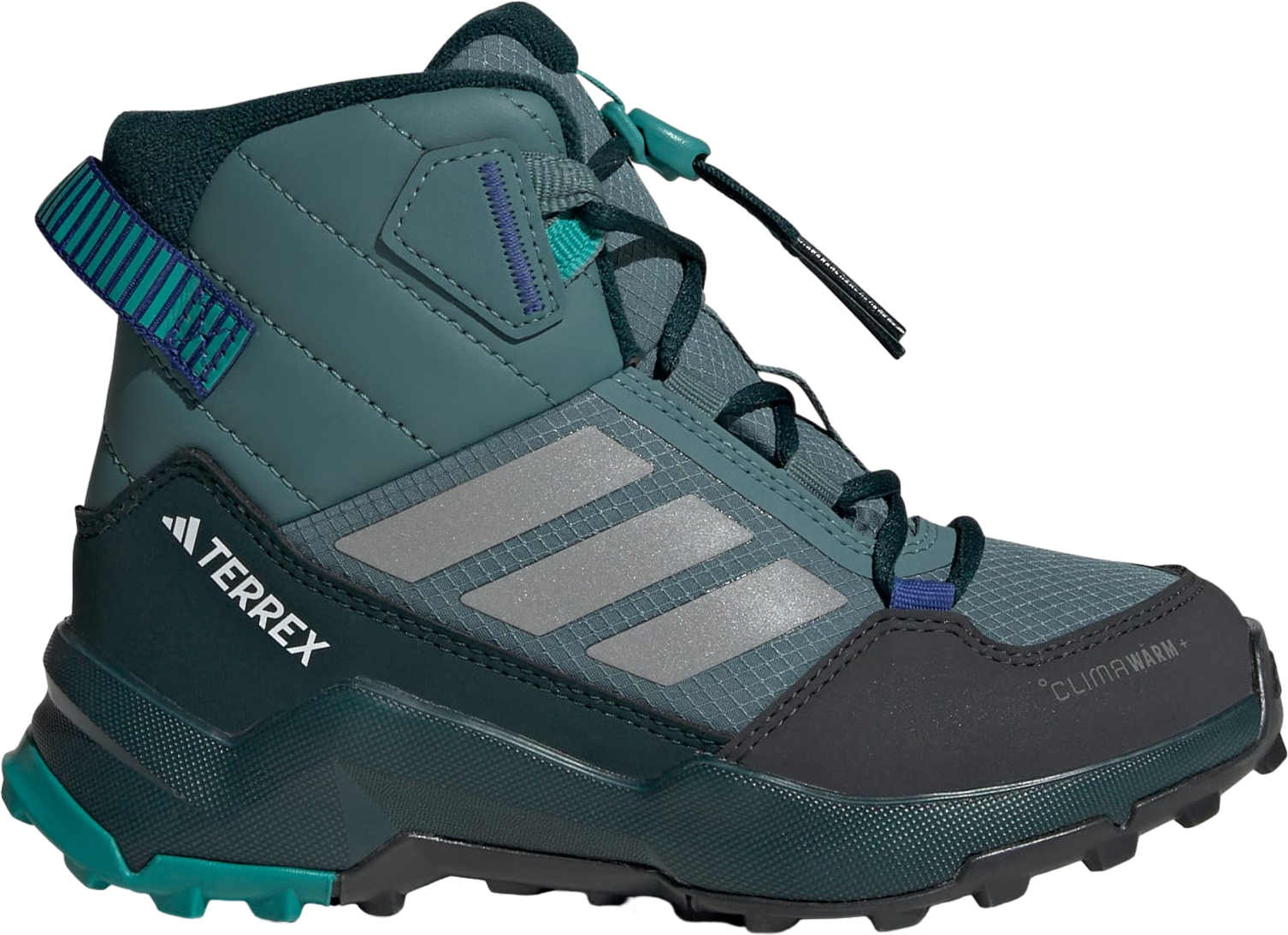 Adidas Terrex Ax4r Mid Climawarm+ GS Preloved Teal / Matte Silver