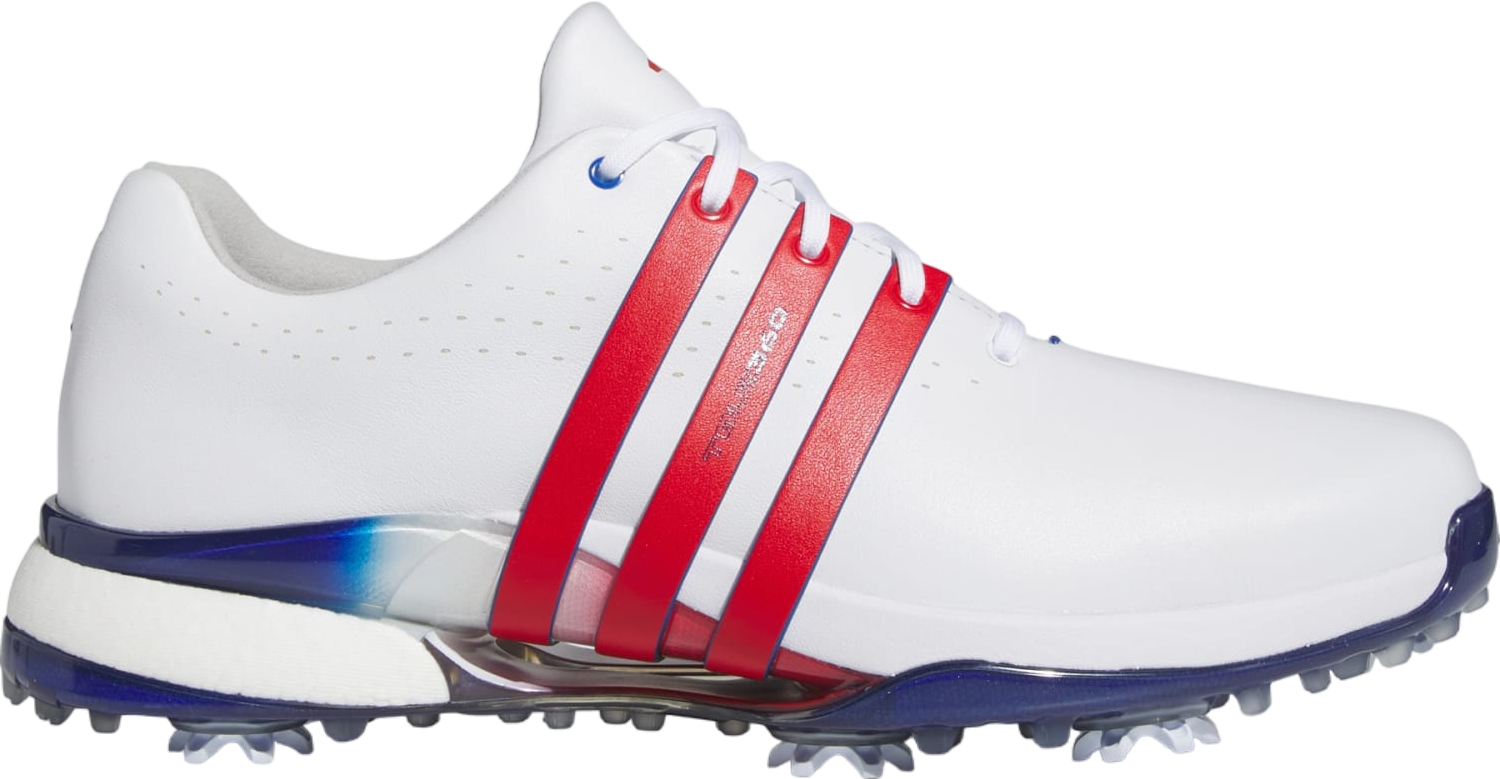 Adidas Tour360 24 Golf Cloud White Better Scarlet Jul 2024 IE3370 KicksOnFire