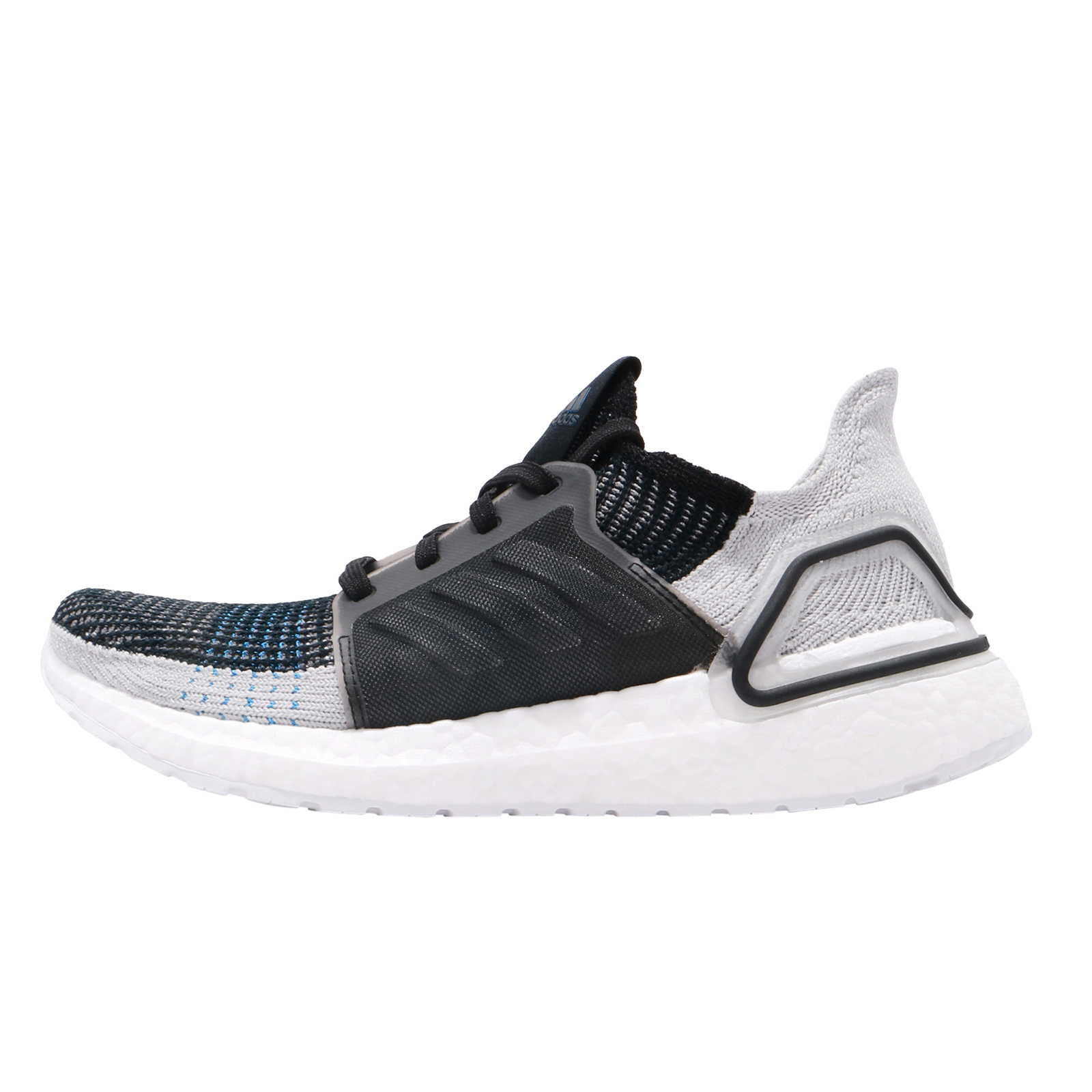 adidas Ultra Boost 2019 Core Black Grey Six Shock Cyan