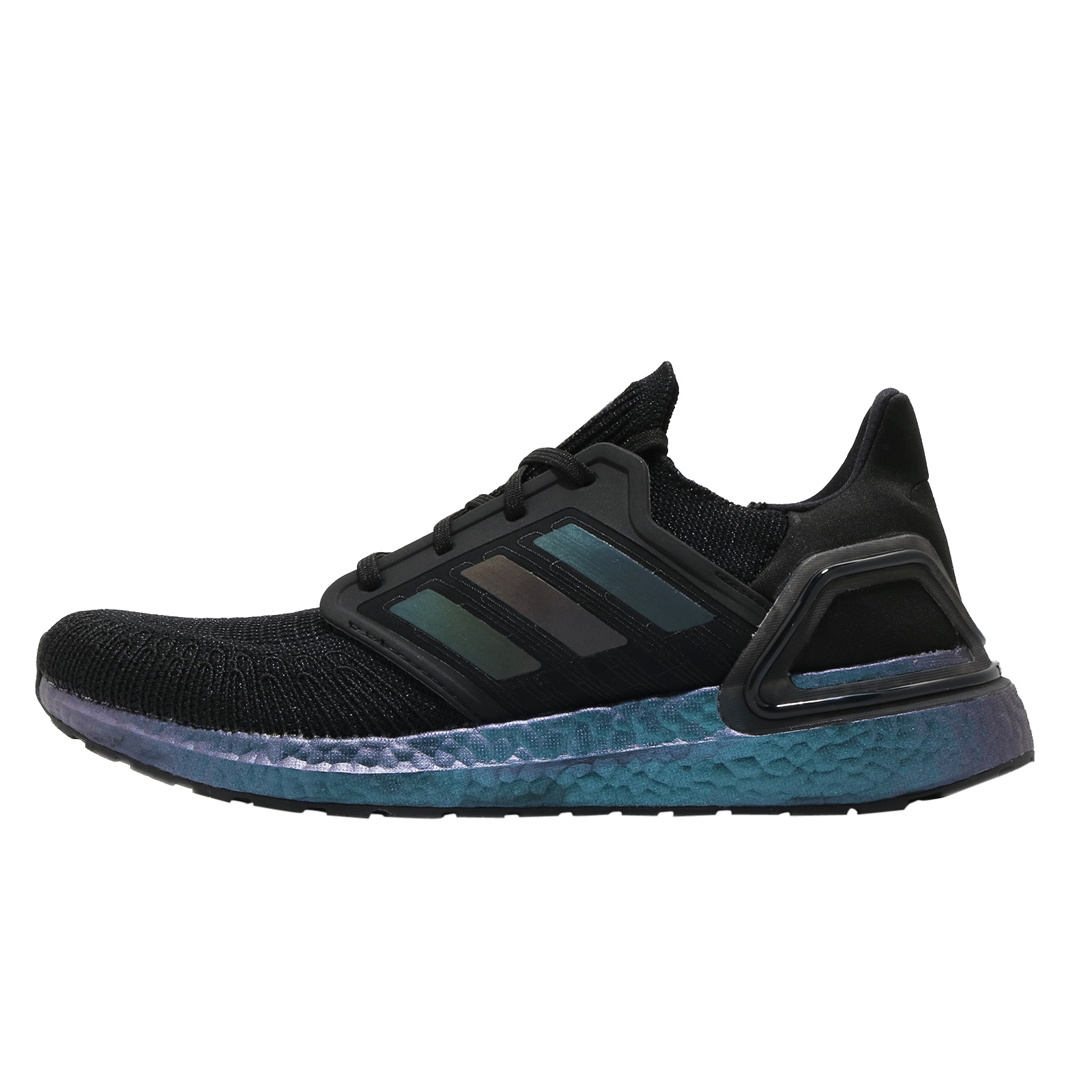 adidas Ultra Boost 2020 Core Black Signal Cyan