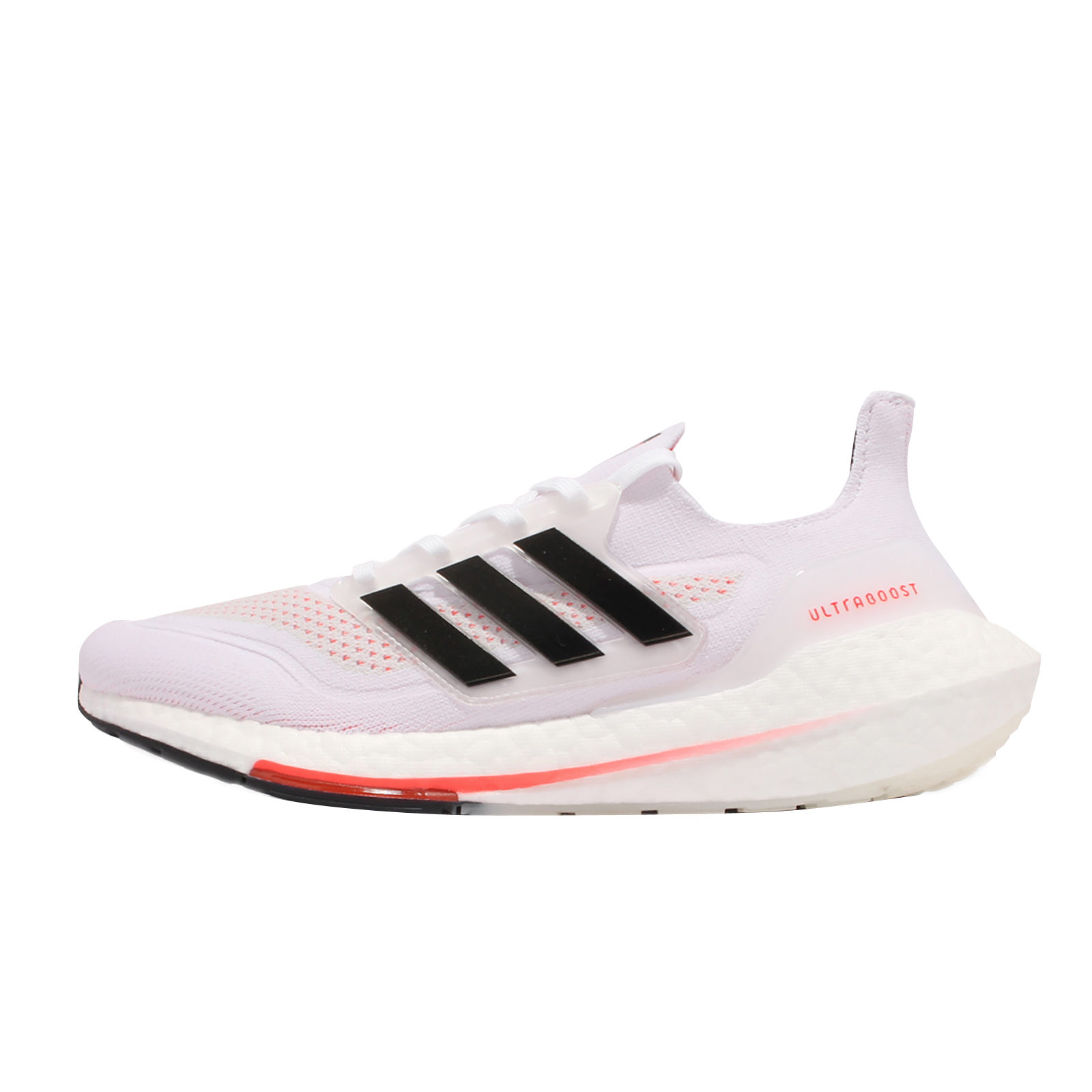 adidas Ultra Boost 2021 Cloud White Core Black Solar Red