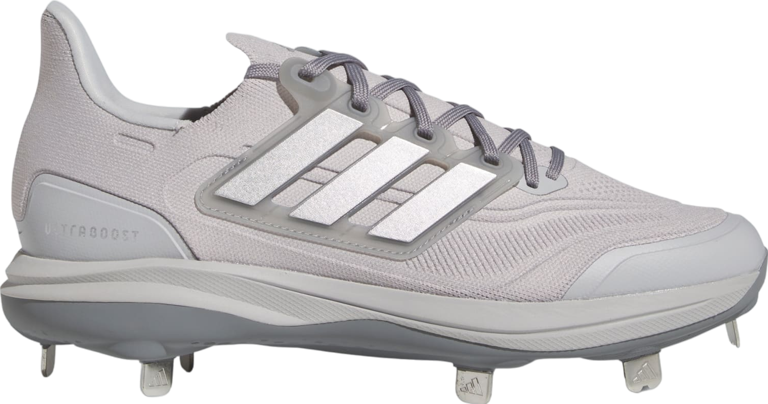 Adidas Ultraboost Light Baseball Cleats Grey Two / Silver Metallic