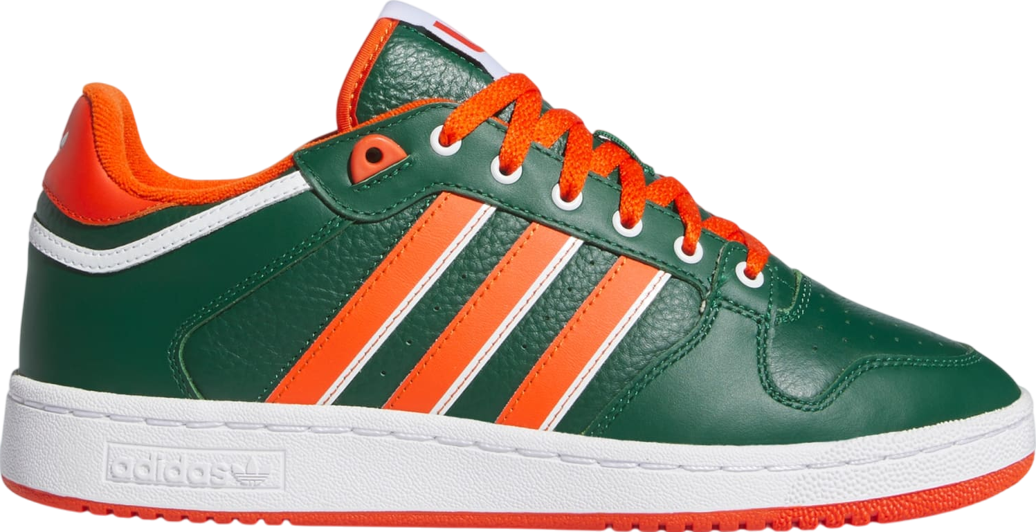 Adidas University of Miami Centennial RM Dark Green / Collegiate Orange