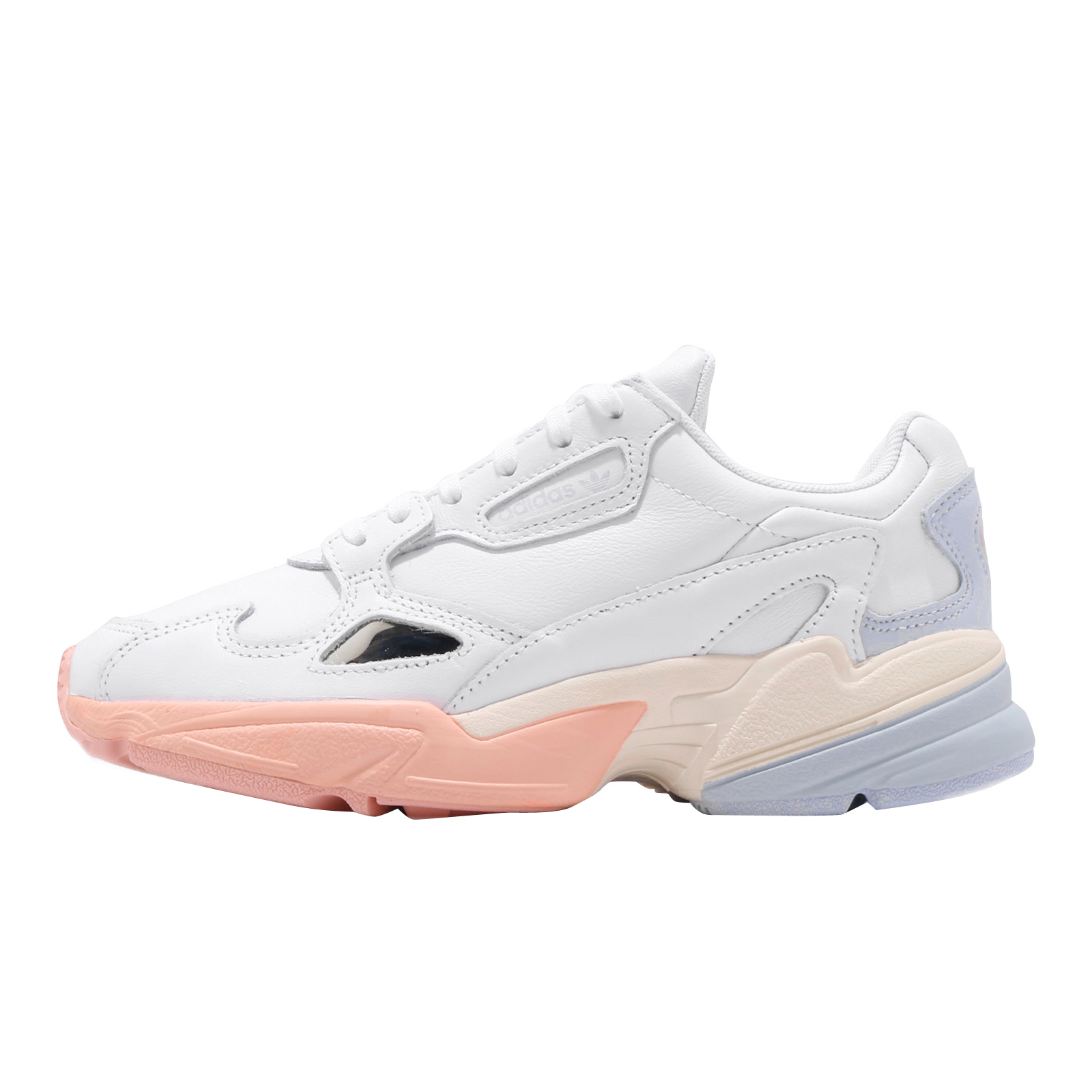 adidas WMNS Falcon Footwear White Aero Blue Glow Pink