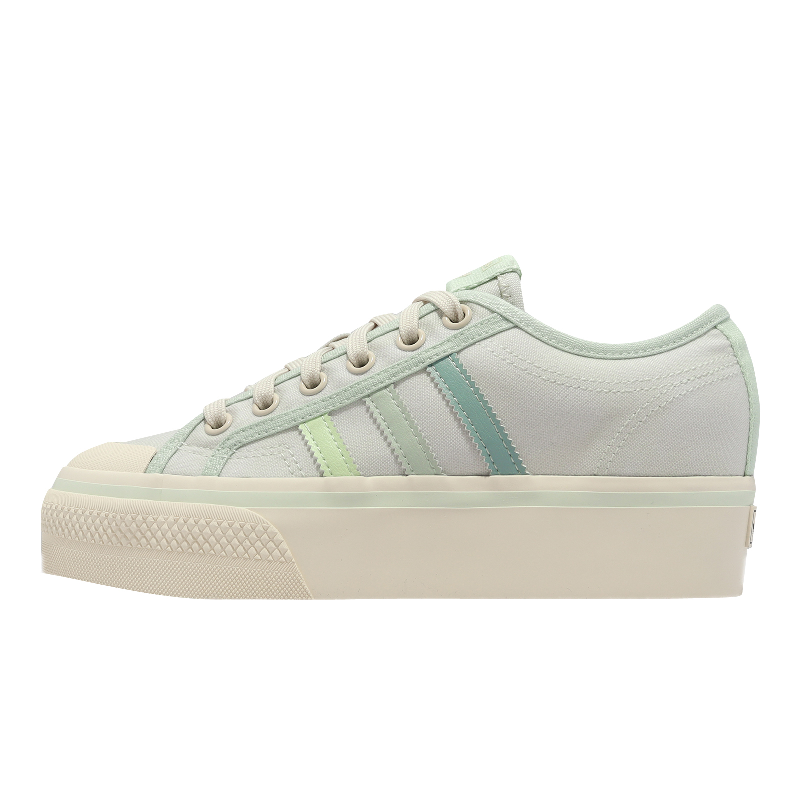 adidas WMNS Nizza Platform Cream White Almost Lime