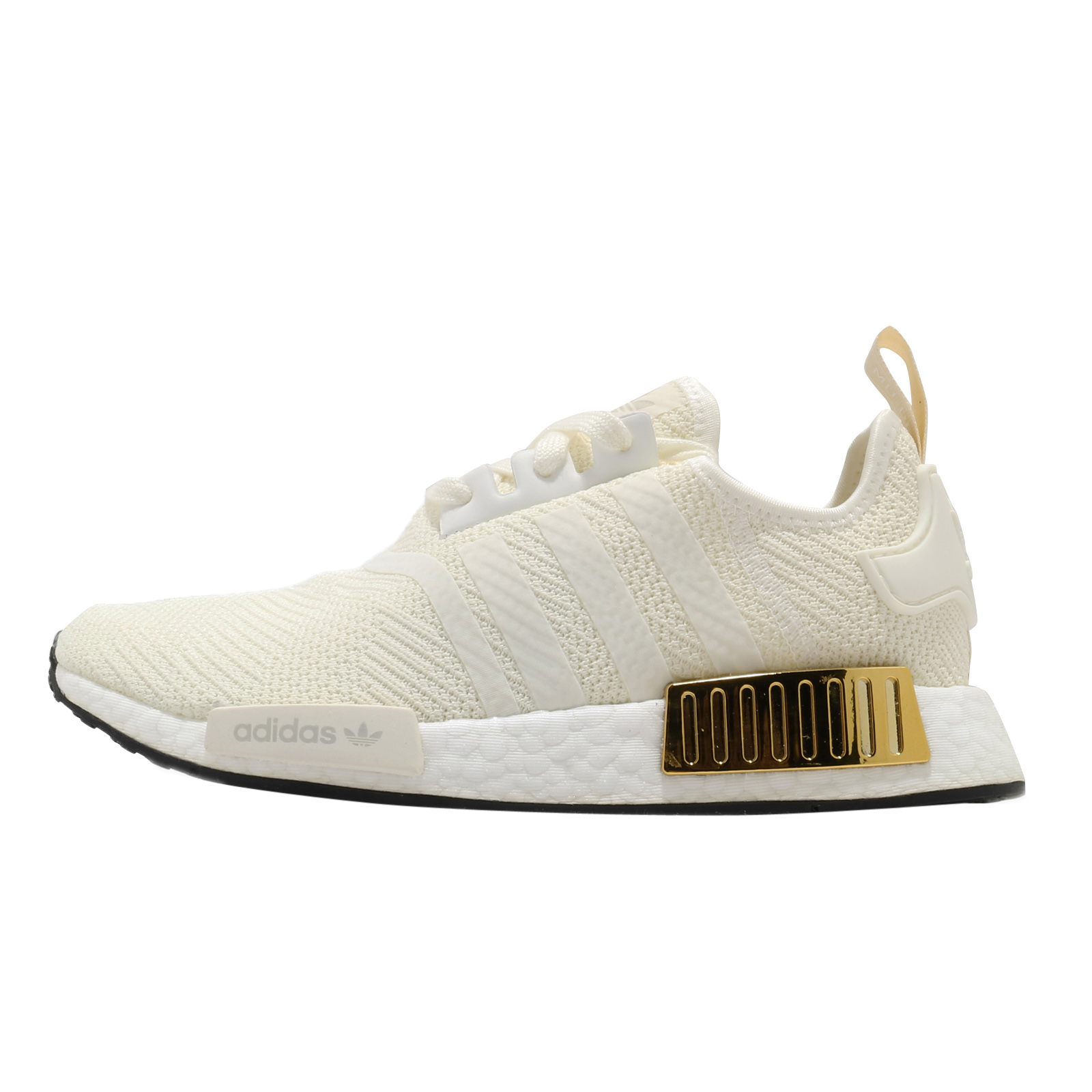 adidas WMNS NMD R1 Off White Gold Metallic Aug 2020 EE5174 KicksOnFire