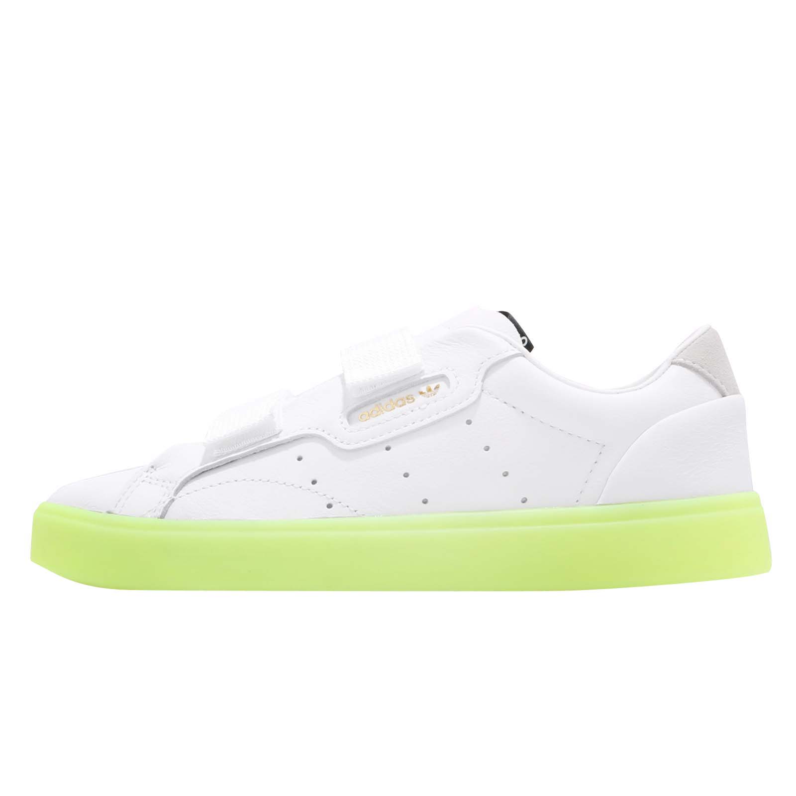 adidas WMNS Sleek Straps Footwear White Hi Res Yellow