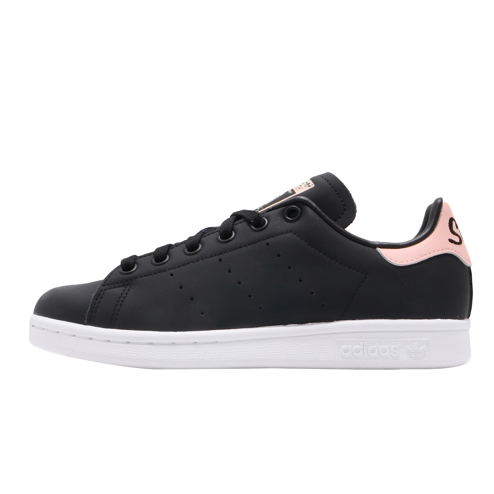 adidas WMNS Stan Smith Core Black Ice Pink Footwear White