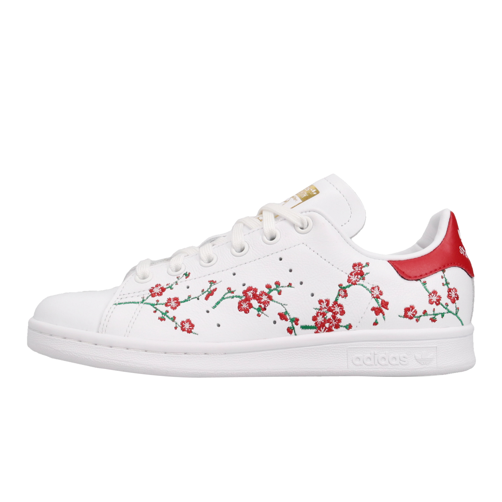 adidas WMNS Stan Smith Footwear White Scarlet