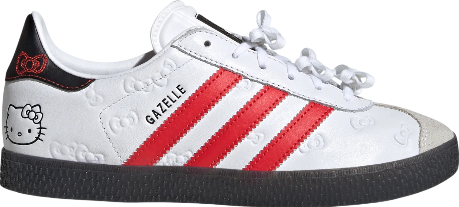 Adidas x Hello Kitty Gazelle GS Cloud White / Red