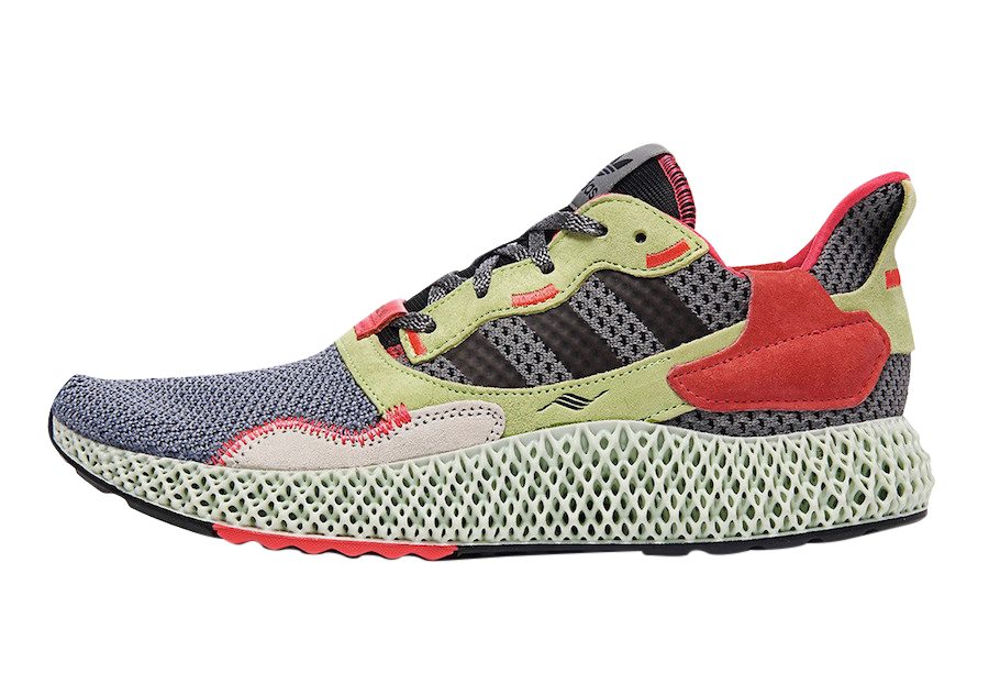 adidas ZX 4000 4D Yellow Crimson