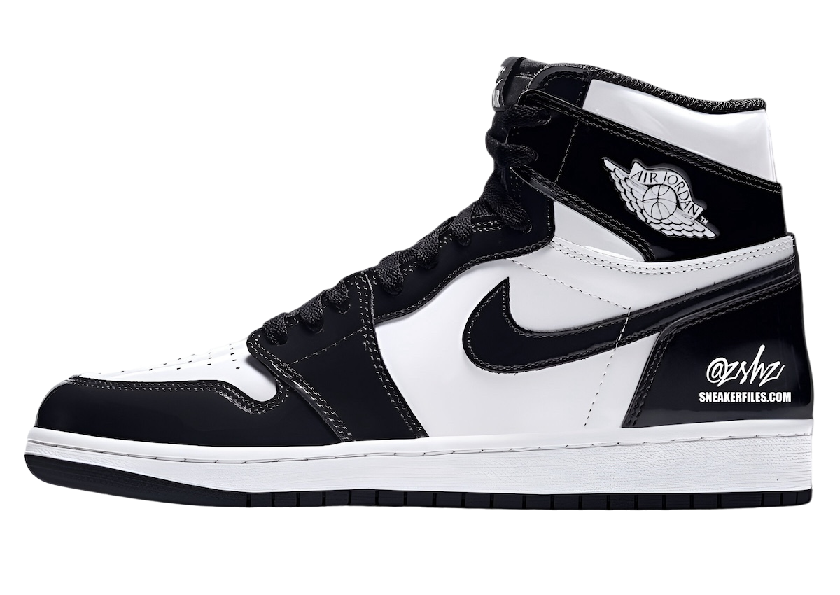 Air Jordan 1 High OG Patent Black White