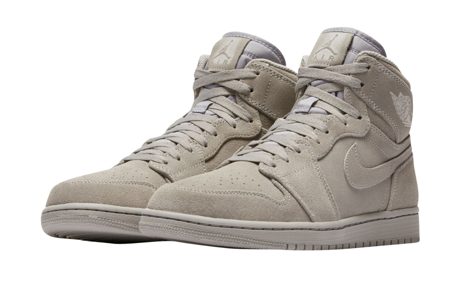 Air Jordan High Wolf Grey Suede Jun 2017 332550-031