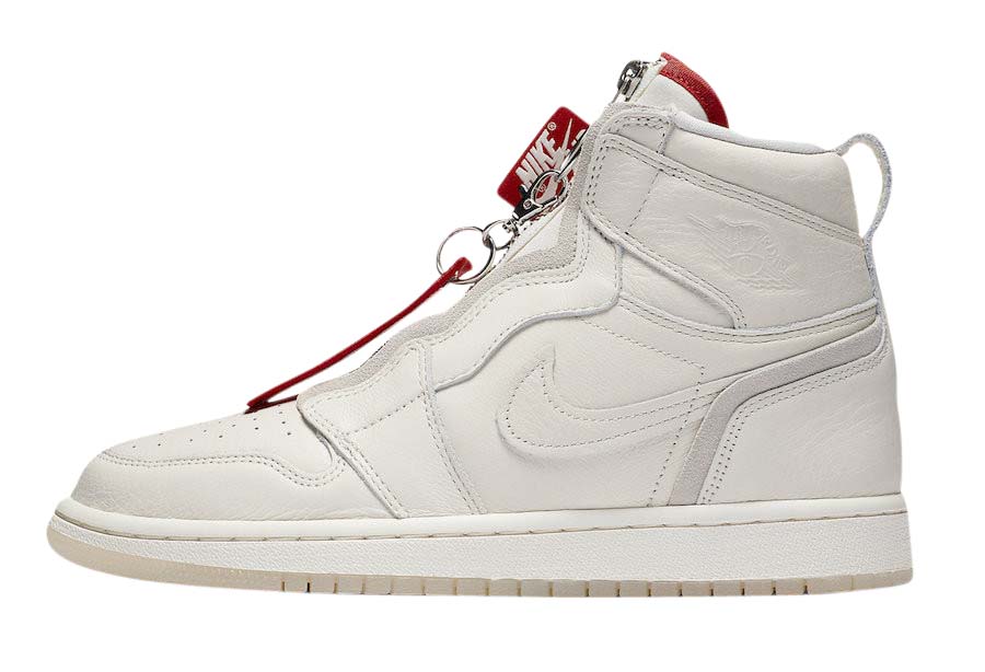 Air Jordan 1 High Zip WMNS AWOK University Red - Jul 2018