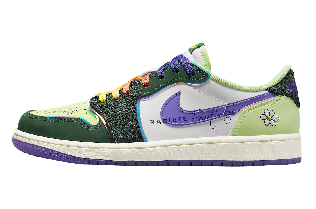 Air Jordan 1 Low Doernbecher Gorge Green