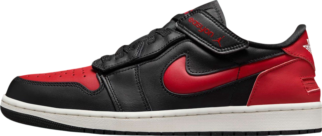 Air Jordan 1 Low Easyon Bred Black / Summit White - Jan 2025