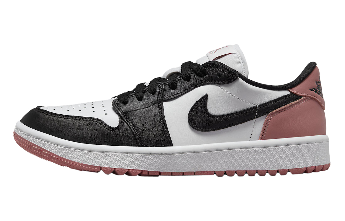 Air Jordan 1 Low Golf Rust Pink Shoes Black