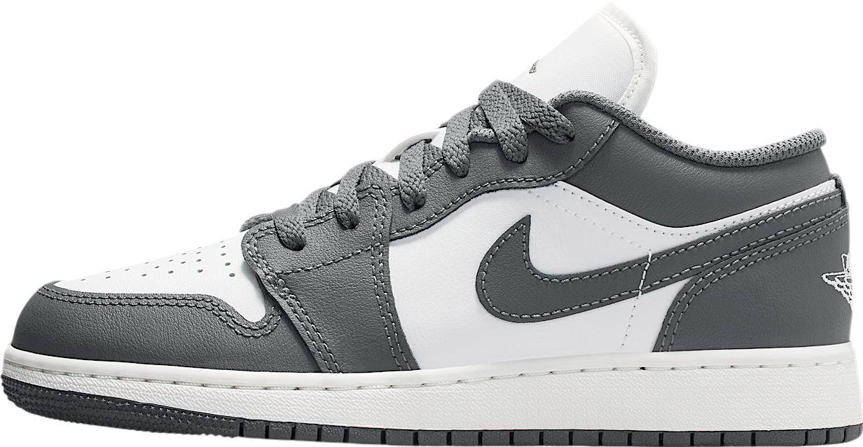 ★【Nike】 Jordan 1 Low White Iron Grey★ Air Jordan 1 Low GS White / Iron Grey - Sep 2024 - 553560
