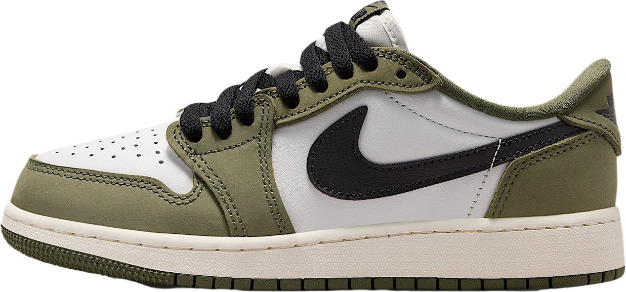 Air Jordan 1 Low GS Medium Olive / Summit White - Jan 2026