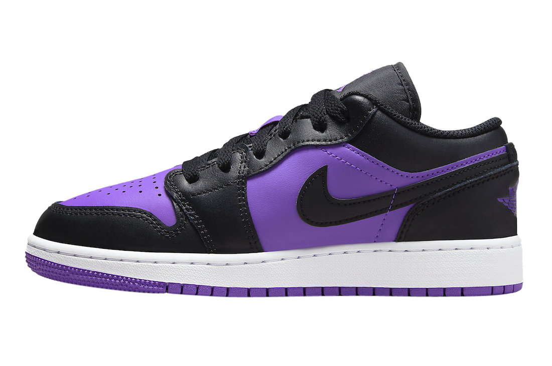 Air Jordan 1 Low GS Purple Venom