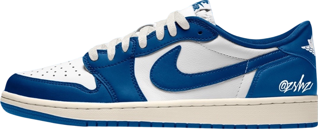 Air Jordan 1 Low OG Summit White / Storm Blue