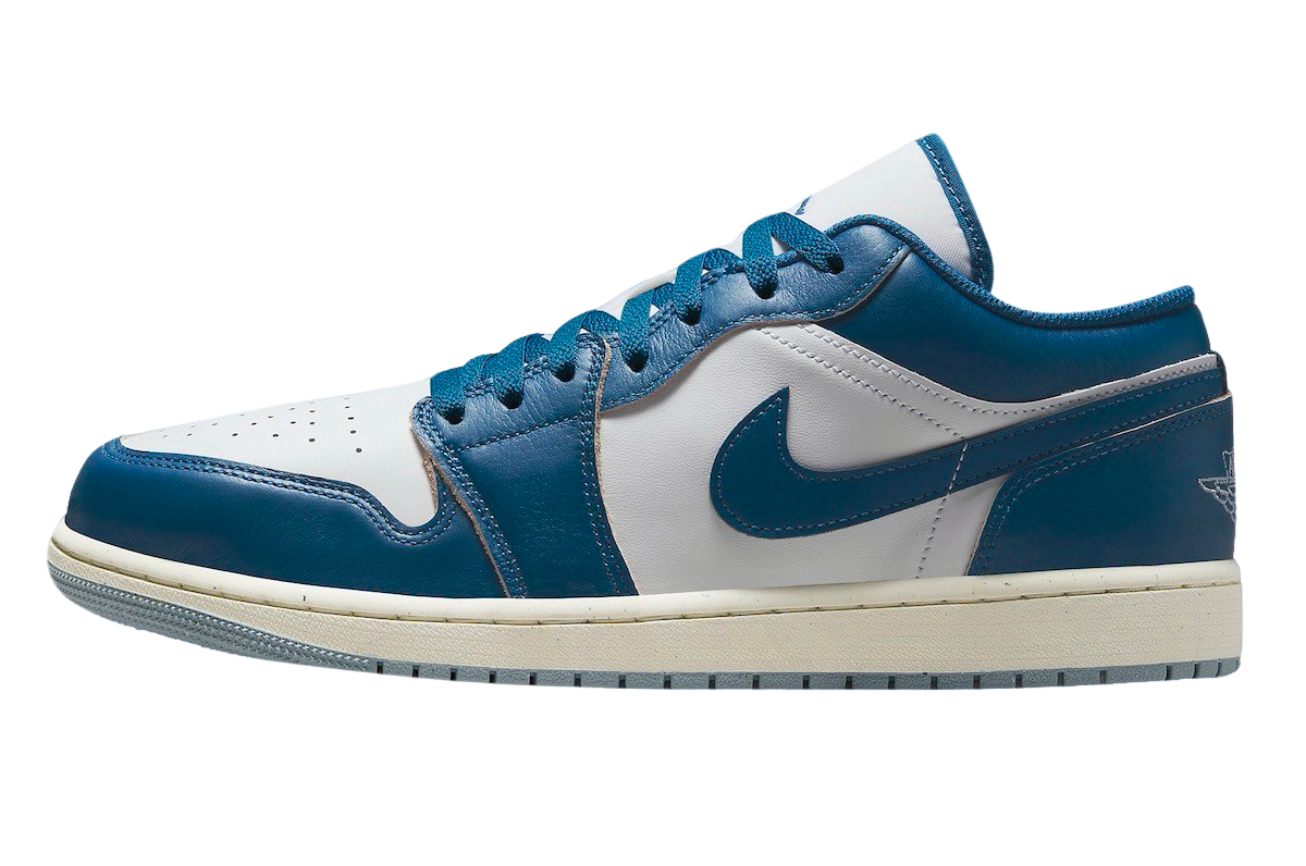 国内配送 NIKE AIR JORDAN 1 LOW SE WHITE/INDUSTRIAL BLUE air-jordan-1-low-se-white-