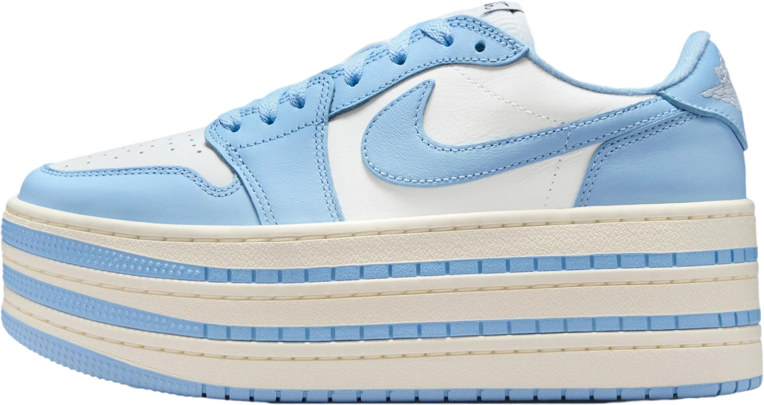 Air Jordan 1 Low Triple Stack Psychic Blue / White - Dec 2025