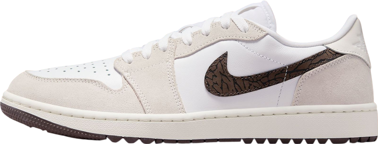 Air Jordan 1 Low Golf Wolf Grey / Black-Photon Dust- White