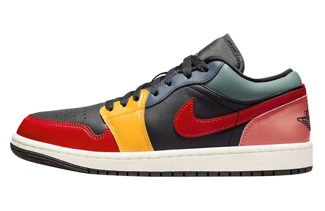 Air Jordan 1 Low WMNS Black Multicolor