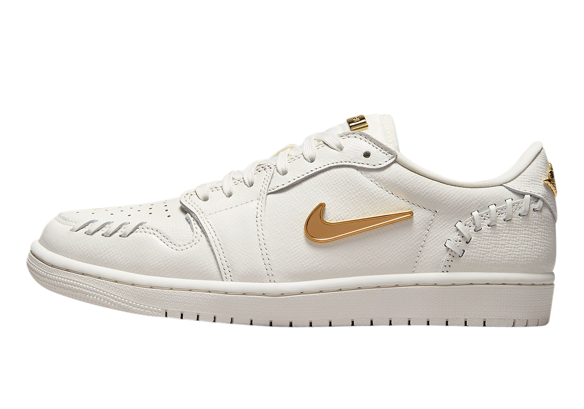 Air Jordan 1 Low WMNS Method of Make White Metallic Gold