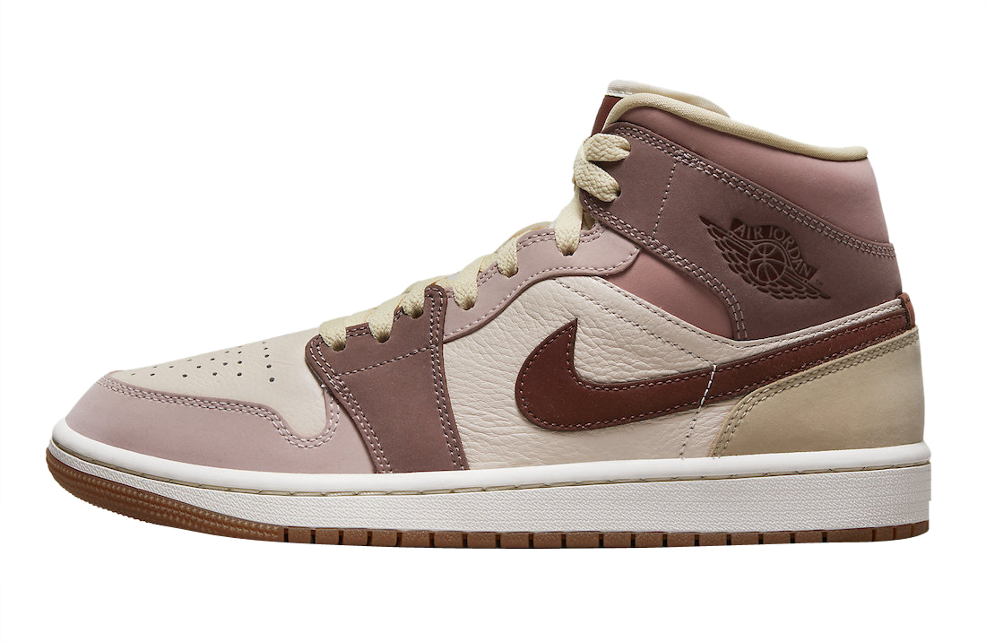 Air Jordan 1 Mid Brown Tan