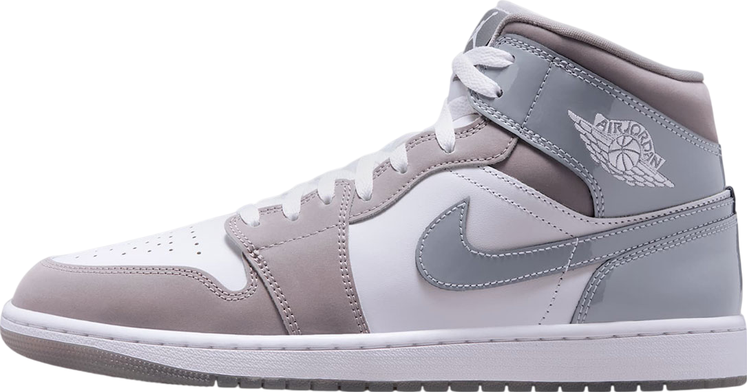 Air Jordan 1 Mid Cool Grey / White