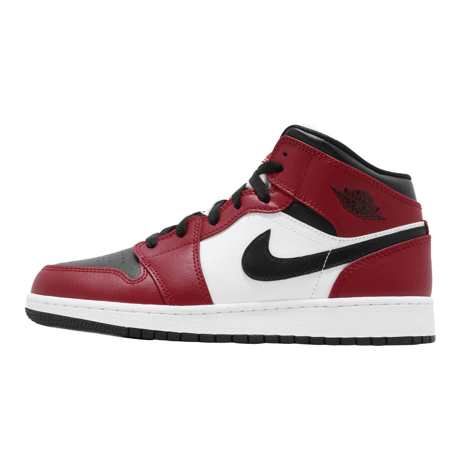 Air Jordan 1 Mid Chicago Black Toe